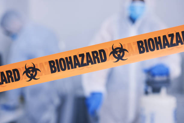 Professional Biohazard Cleanup technician working in Oreland, PA